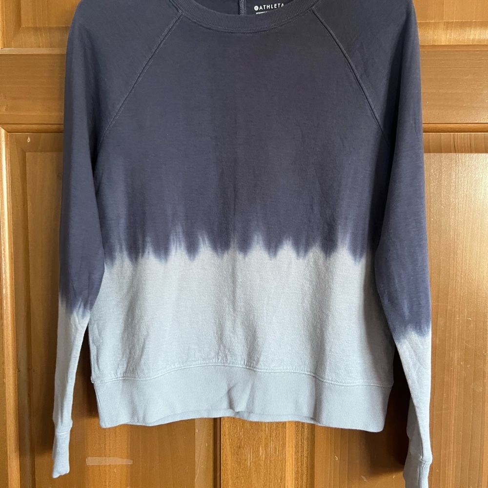 Athleta Sundown Dip Dye sweatshirt size xxs - Picture 2 of 4